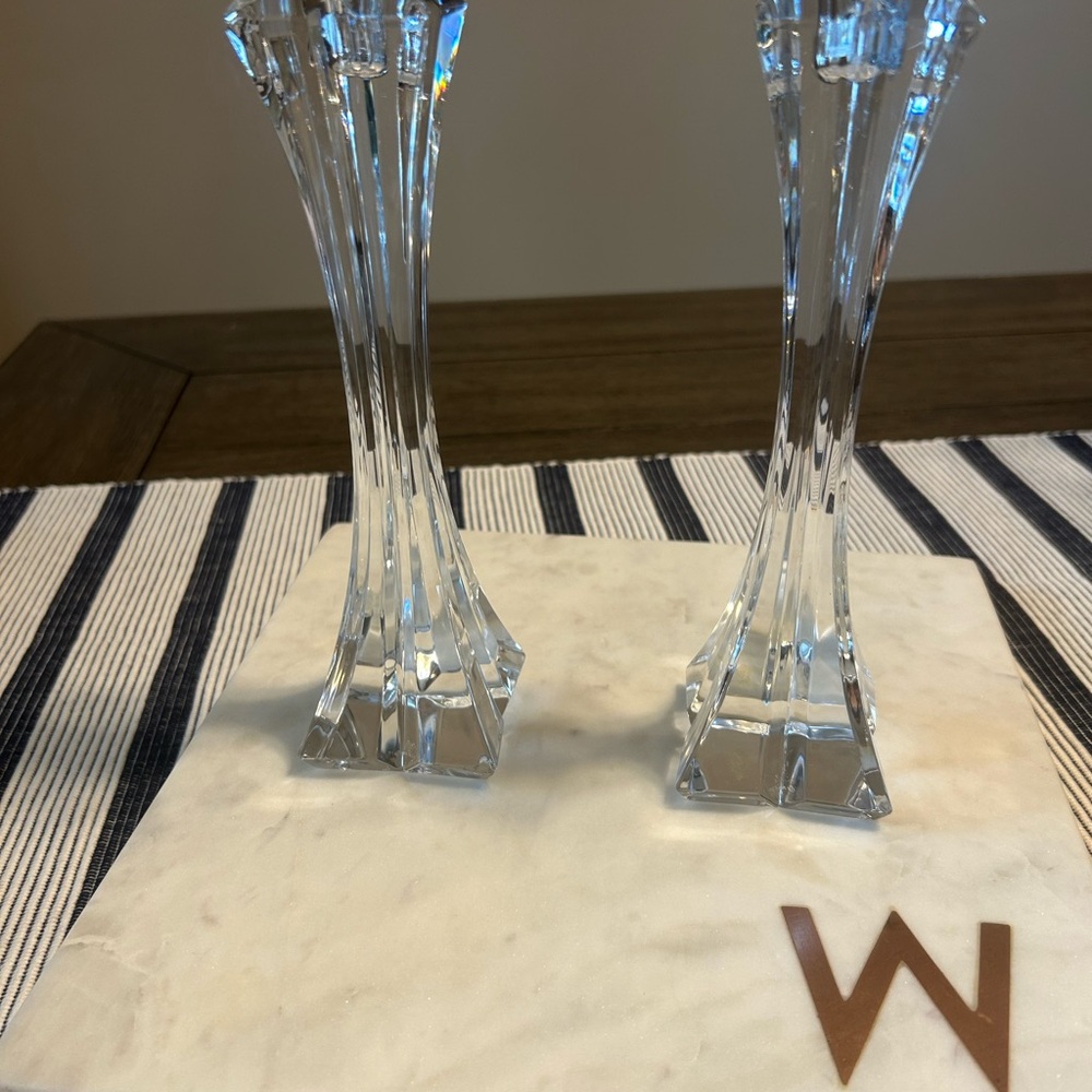 Lenox Glass Candleholders